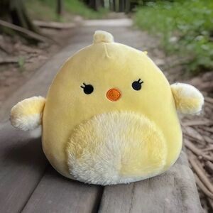 Squishmallow Aimee The Yellow Chick With Bunny  Ears 8" Plush Squishmallows
